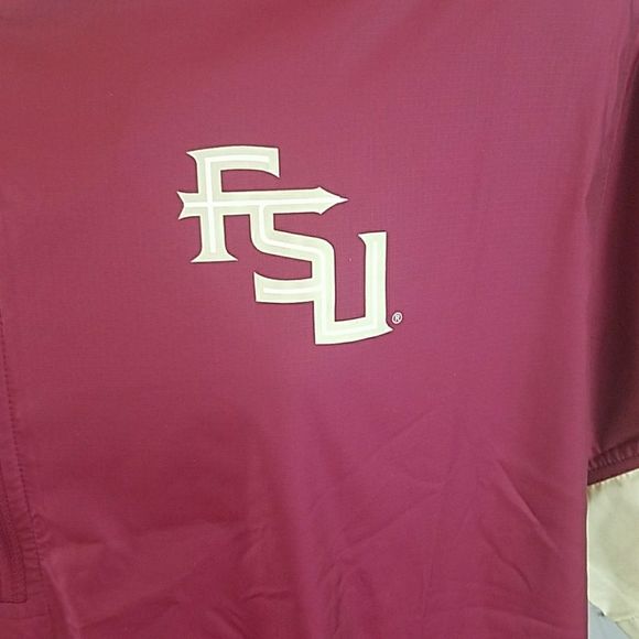 Florida State University Seminoles Jacket 1/4 Zip - Picture 2 of 8